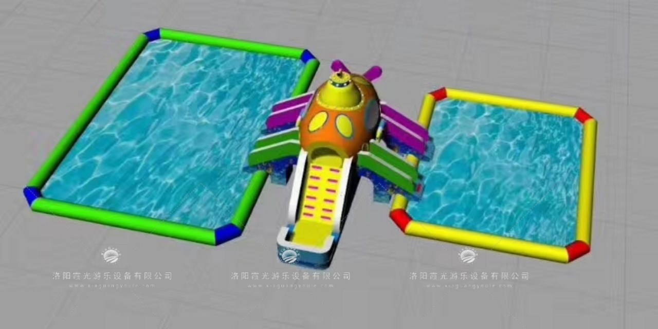 水城深海潜艇儿童乐园充气游泳池